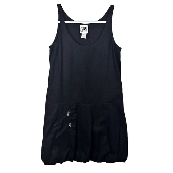 Prairie Underground Black Tank Top Bubble Dress - Picture 1 of 7